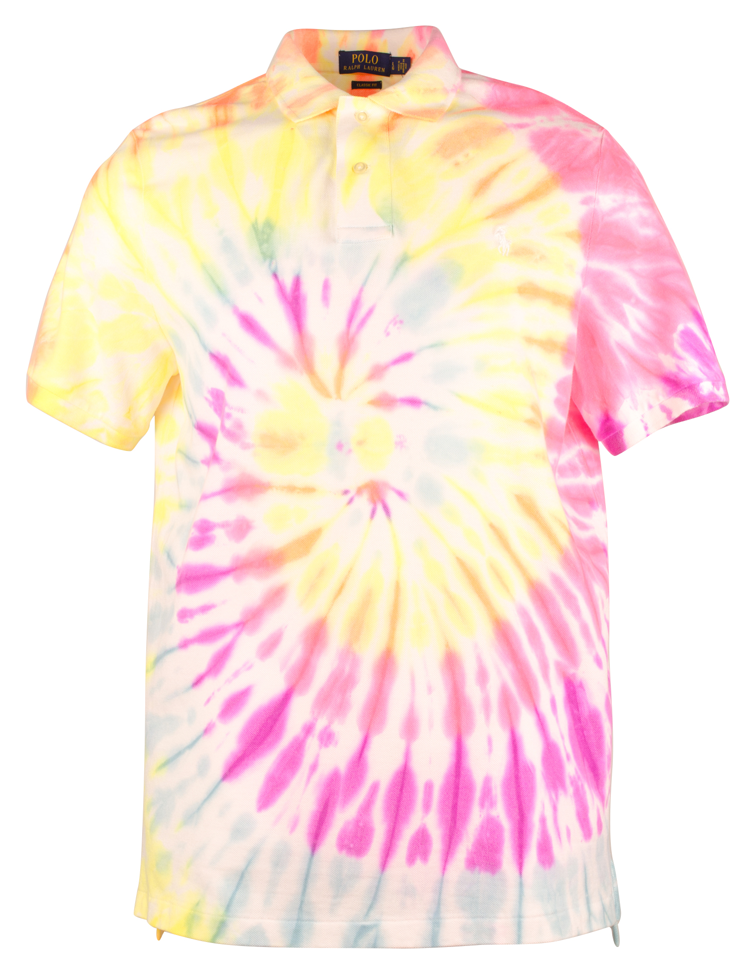 mens polo tie dye